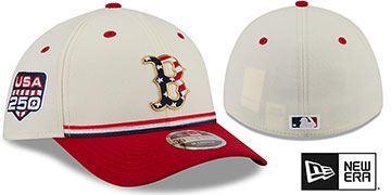 Red Sox 2026 JULY 4TH STARS N STRIPES FLEX Hat by New Era