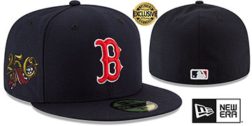 Red Sox 'AMERICA 250 SIDE-PATCH' Navy Fitted Hat by New Era