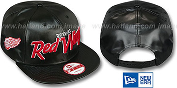 Red Wings REDUX SNAPBACK Black Hat by New Era