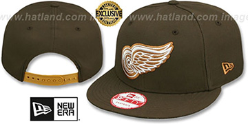 Red Wings TEAM-BASIC SNAPBACK Brown-Wheat Hat by New Era