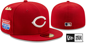 Reds 1975 LOGO-HISTORY Red Fitted Hat by New Era