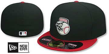 Reds 2015 ROAD BP DIAMOND ERA Black-Red Hat by New Era