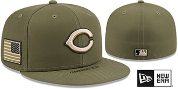 Reds 2026 ARMED FORCES STARS N STRIPES Hat by New Era