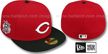 Reds BAYCIK Red-Black Fitted Hat by New Era