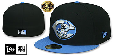 Reds COOP ALTERNATE FORCE Black-Blue  Fitted Hat by New Era