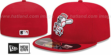 Reds MLB DIAMOND ERA 59FIFTY Red BP Hat by New Era