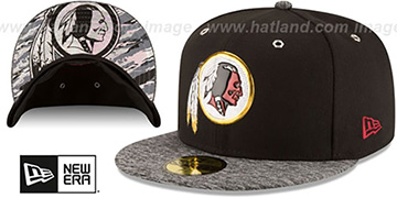 Redskins 2016 MONOCHROME NFL DRAFT Fitted Hat by New Era