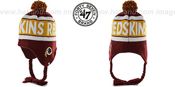 Redskins CRANBROOK Knit Beanie Hat by Twins 47 Brand