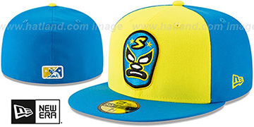 River Cats COPA Yellow-Blue Fitted Hat by New Era