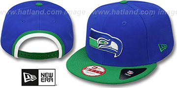 Seahawks BINDBACK TB SNAPBACK Royal-Green Hat by New Era