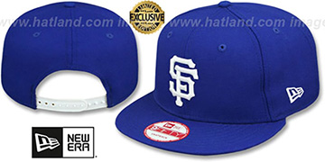 SF Giants TEAM-BASIC SNAPBACK Royal-White Hat by New Era