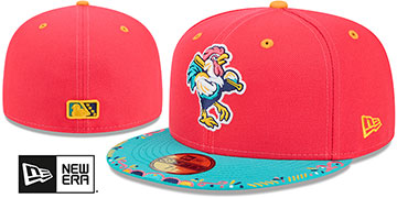 Shorebirds 2026 COPA DE LA DIVERSION Red-Aqua Fitted Hat by New Era