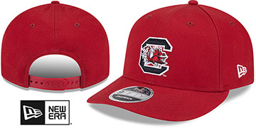 South Carolina LOW-CROWN TEAM-BASIC SNAPBACK Burgundy Hat by New Era