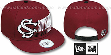 South Carolina RETRO-SNAPBACK Burgundy Hat by New Era