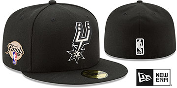 Spurs 2026 FINALS Black Fitted Hat by New Era