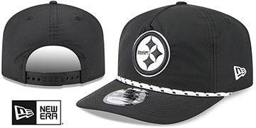 Steelers 1920 ROPE SNAPBACK Black-White Hat by New Era