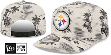 Steelers 1920 TROPICS SNAPBACK White Hat by New Era