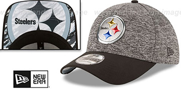 Steelers 2016 MONOCHROME NFL DRAFT FLEX Hat by New Era