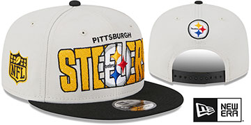 Steelers 2023 NFL DRAFT SNAPBACK Stone-Black Hat by New Era