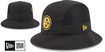 Steelers 2026 NFL SIDELINE BUCKET Black Hat by New Era