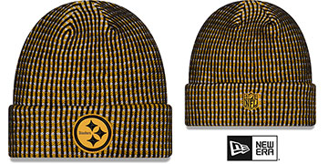 Steelers 2026 SIDELINE WAFFLER Knit Beanie Hat by New Era