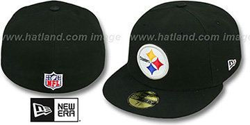 Steelers 'NFL STADIUM' Black Fitted Hat by New Era