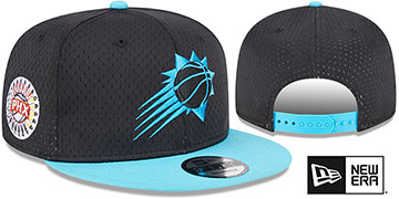 Suns MESH-CROWN SNAPBACK Black-Turquoise Hat by New Era