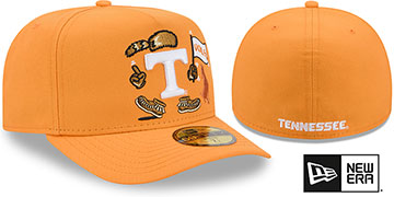 Tennessee NCAA CARTOON  A-FRAME Orange Fitted Hat by New Era