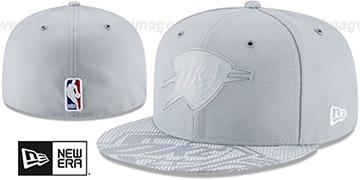 Thunder 2018 NBA ONCOURT ALL-STAR Grey Fitted Hat by New Era