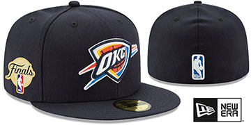 Thunder 2025 FINALS Navy Fitted Hat by New Era