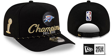 Thunder 2025 NBA CHAMPS LOCKER ROOM SNAPBACK Hat by New Era