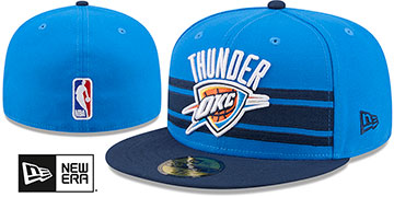 Thunder 2026 NBA TIP OFF Blue-Navy Fitted Hat by New Era