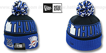 Thunder DURANT REP-UR-TEAM Knit Beanie Hat by New Era