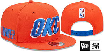 Thunder STATEMENT SNAPBACK Orange Hat by New Era