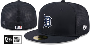 Tigers 2026 'BATTING PRACTICE' Navy Fitted Hat by New Era