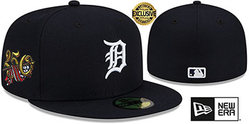Tigers 'AMERICA 250 SIDE-PATCH' Navy Fitted Hat by New Era
