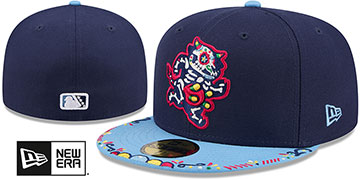 Timber Rattlers 2026 COPA DE LA DIVERSION Navy-Sky Fitted Hat by New Era