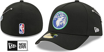 Timberwolves 2026 NBA ON-STAGE CRYSTAL DRAFT Black Fitted Hat by New Era