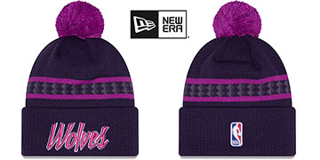 Timberwolves 25-26 CITY-EDITION Knit Beanie Hat by New Era
