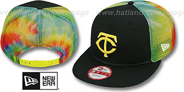Twins  MESH TYE-DYE SNAPBACK Hat by New Era