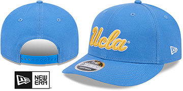 UCLA LOW-CROWN TEAM-BASIC SNAPBACK Blue Hat by New Era