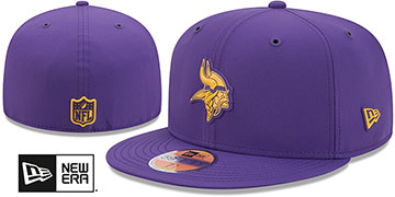 Vikings 2026 NFL SIDELINE Purple Fitted Hat by New Era