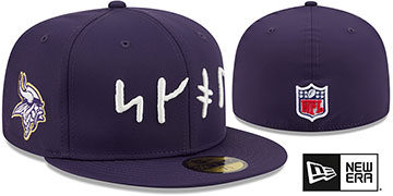 Vikings NFL RIVALRIES Purple Fitted Hat by New Era
