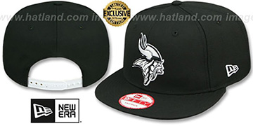 Vikings TEAM-BASIC SNAPBACK Black-White Hat by New Era