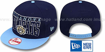 Villanova LE-ARCH SNAPBACK Navy-Sky Hat by New Era