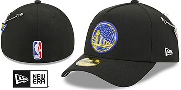 Warriors 2026 NBA ON-STAGE CRYSTAL DRAFT Black Fitted Hat by New Era