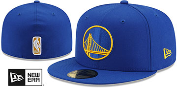 Warriors NBA TEAM-BASIC Royal Fitted Hat by New Era