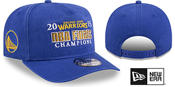 Warriors HISTORIC CHAMPIONS AF SNAPBACK Royal Hat by New Era