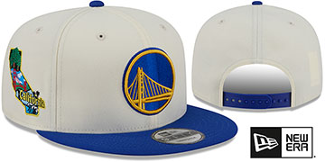 Warriors LOCALIZED SNAPBACK Chrome-Royal Hat by New Era