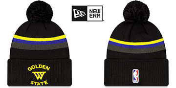 Warriors STATEMENT Knit Beanie Hat by New Era